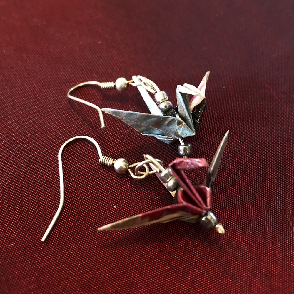 NEW Handmade origami earrings